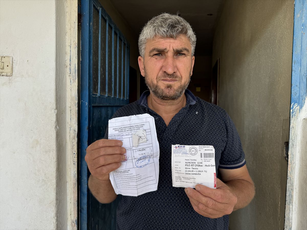 KKTC'de alabora olan gemi kazasından kurtulan adam konuştu