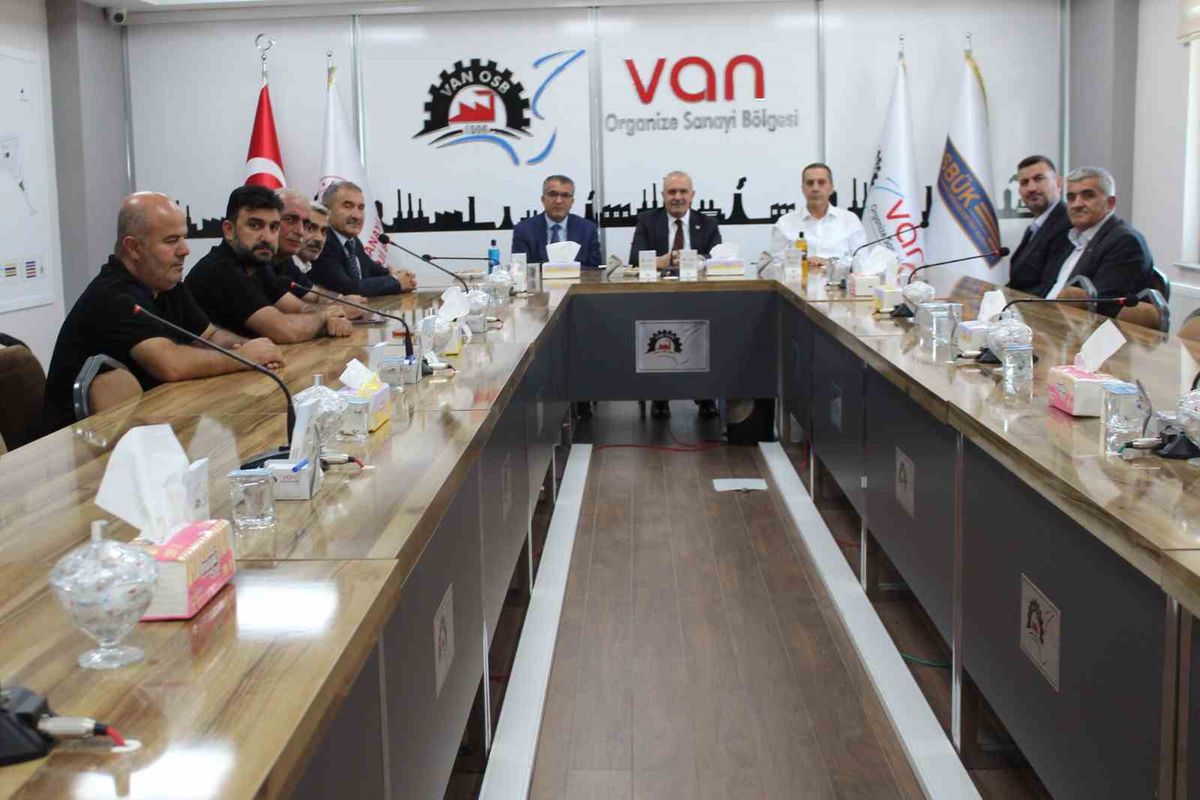 Van OSB Başkanı Aslan: OSB, kentin en güçlü lokomotifidir