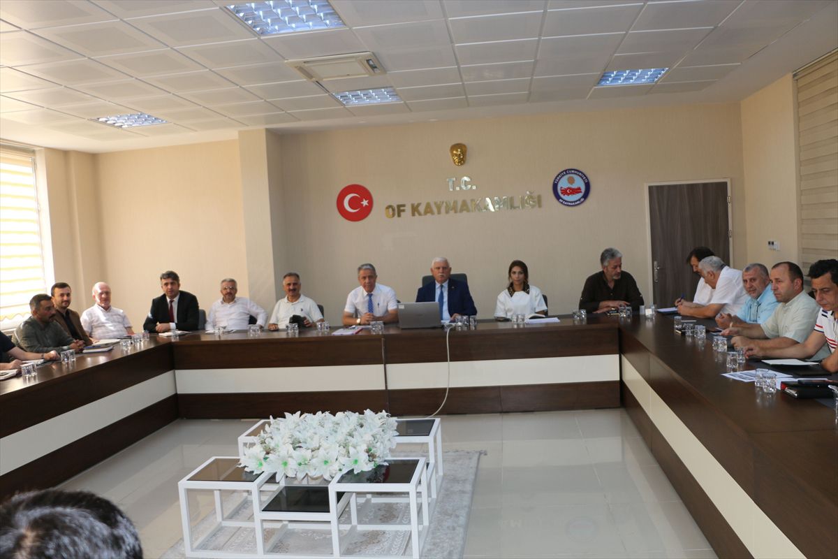 Of'ta Eğitim Hazırlıkları Toplantısı