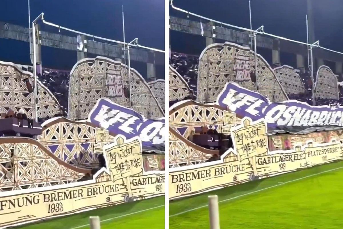 Tribünde lunapark treni kurdular, fark yediler