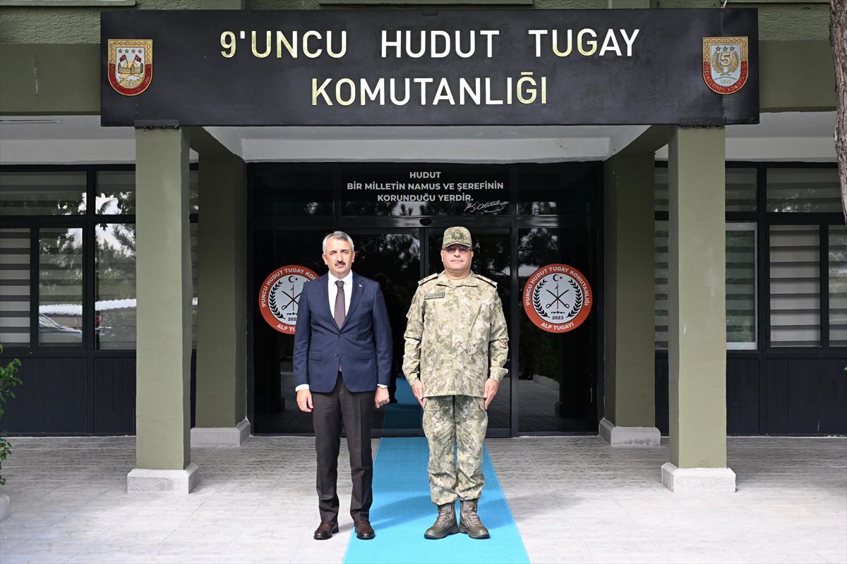 Edirne Valisi'nden Tugay Komutanına Ziyaret