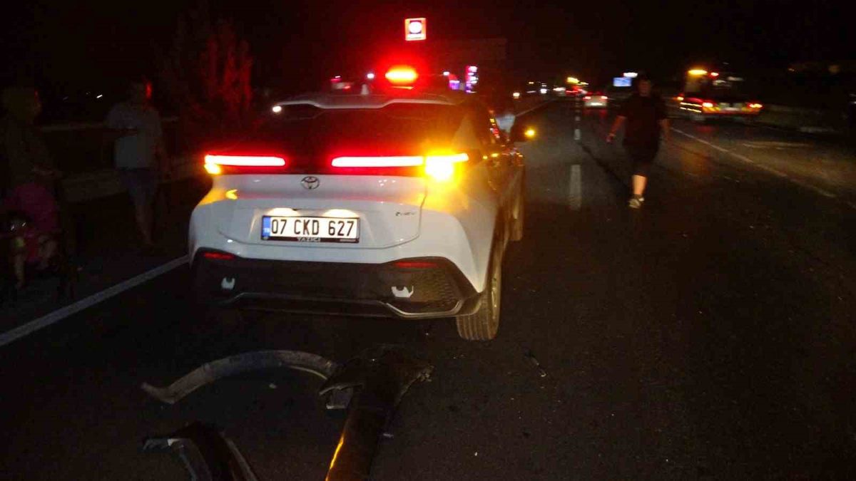 Köpek Yola Fırladı, 6 Araç Zincirleme Kaza Yaptı
