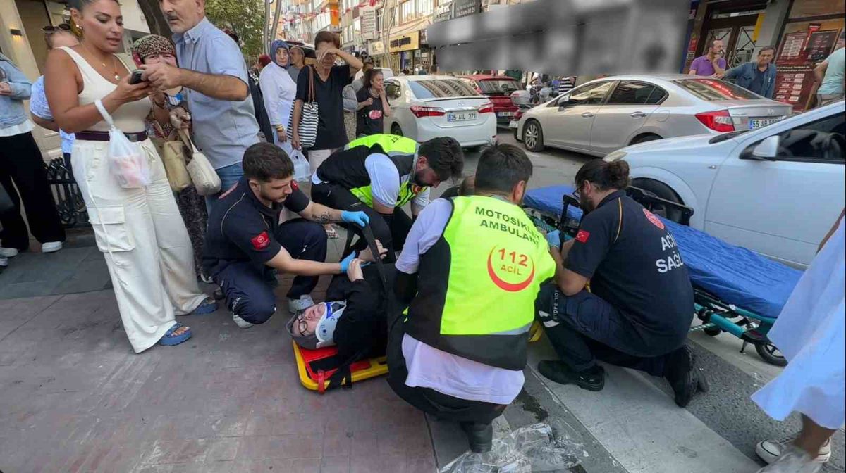Samsun'da Yaşlı Kadın ve Torununa Çarpan Sürücü Kaçtı