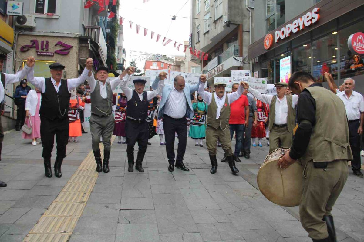 Giresun'da 27. Islık Dili Festivali Tanıtım Yürüyüşü