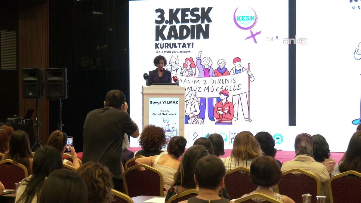KESK 3. Kadın Kurultayı Ankara'da Başladı: 'Vardık, Varız, Var Olacağız'