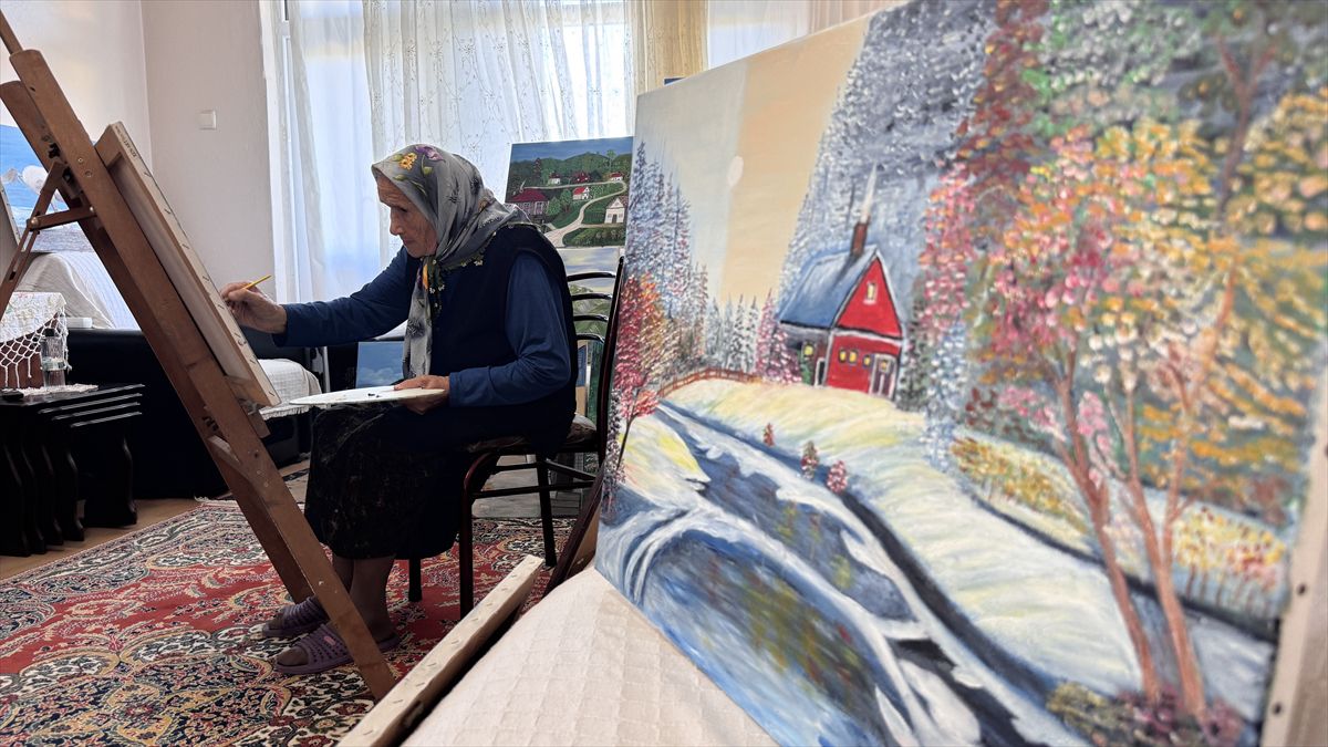 81 Yaşındaki Ressamın İlham Veren Sergisi