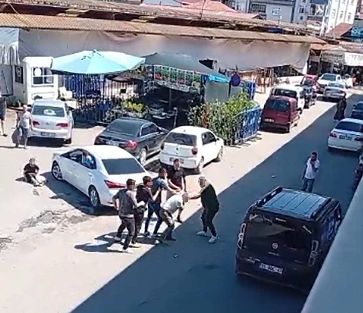 Bafra'da Taciz Şüphelisine Sokak Darbesi