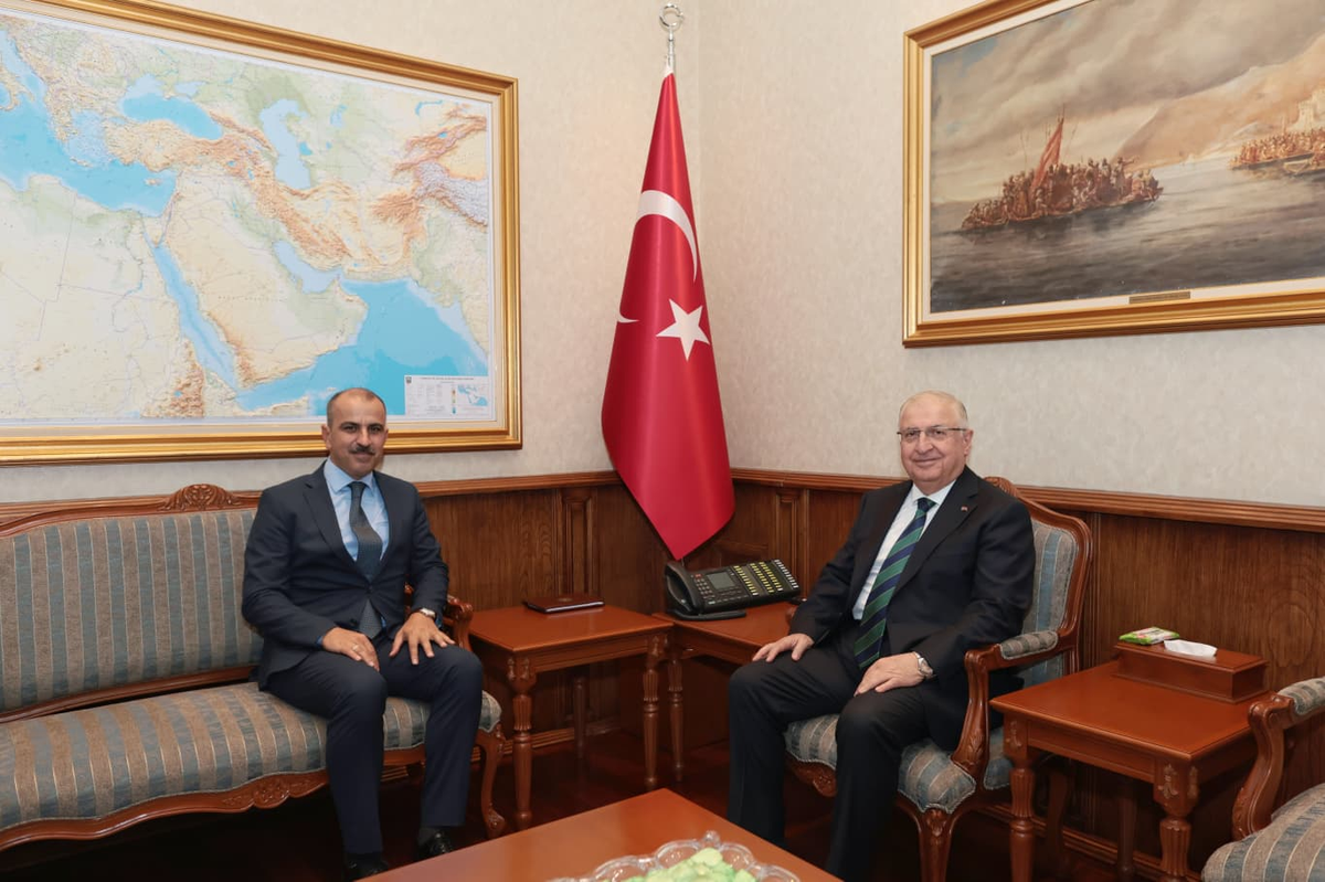 Milli Savunma Bakanı Güler, Katar Büyükelçisi Caymazoğlu'nu kabul etti