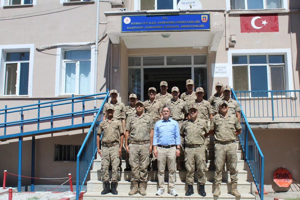 Kaymakam Arıkan'dan Jandarma Karakoluna Ziyaret