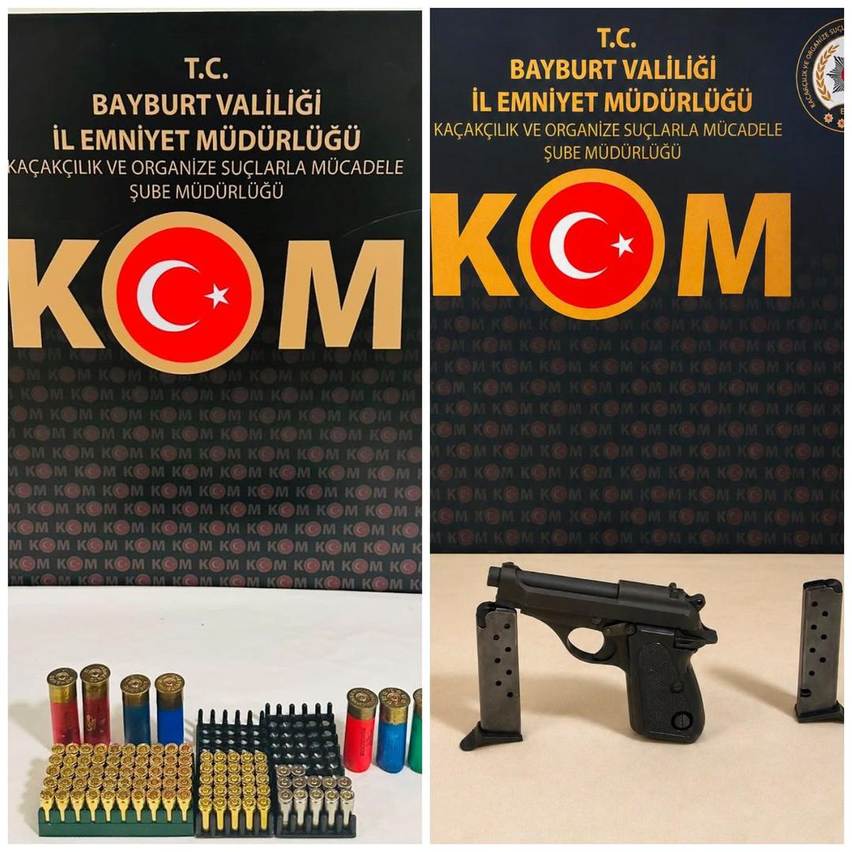Bayburt'ta Silah Operasyonu: 3 Gözaltı