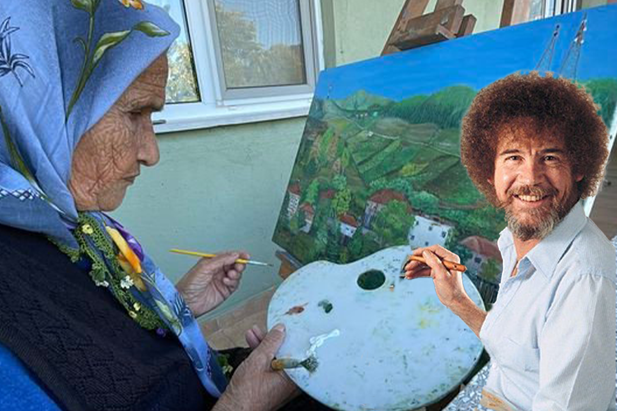 Ünlü ressamdan ilham aldı! 81 yaşında ikinci sergisini açıyor