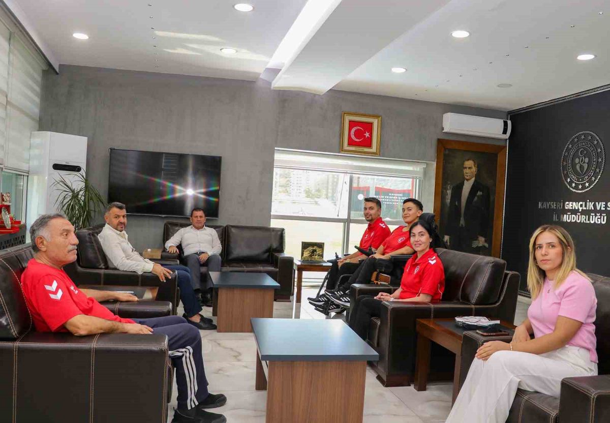 Pilsen World Boccia Challenger Turnuvası Öncesi Kayseri’den Ziyaret