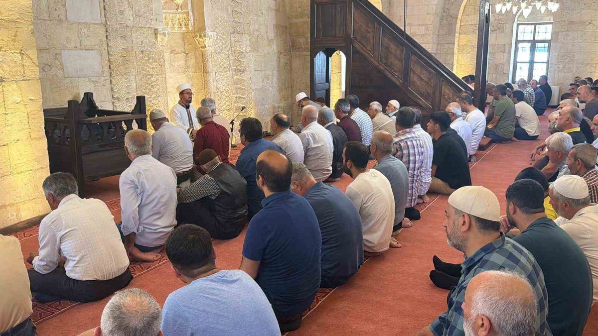 Adıyaman'daki tarihi Musalla Camii yeniden ibadete açıldı