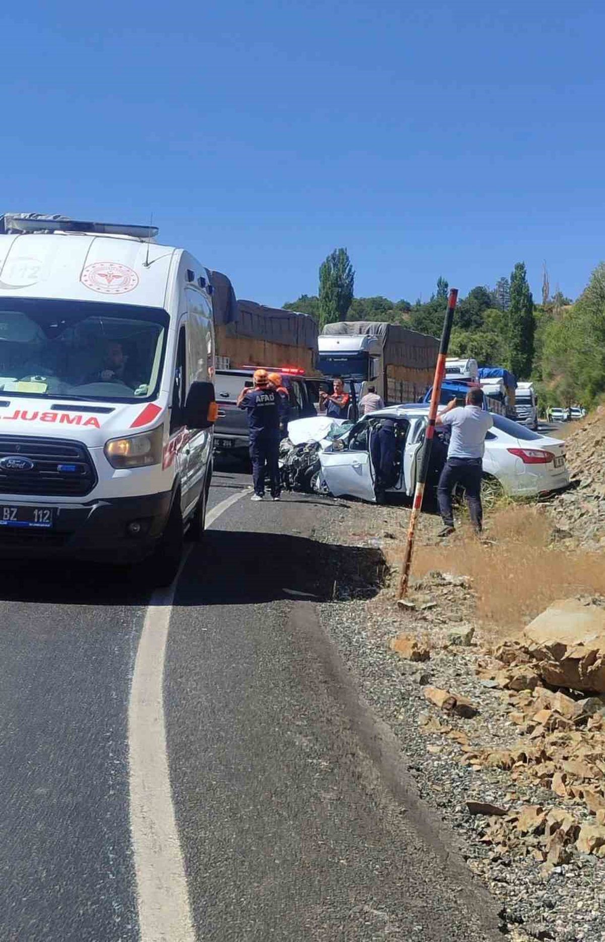 Elazığ'da Tır ile Otomobil Çarpıştı: 1 Yaralı