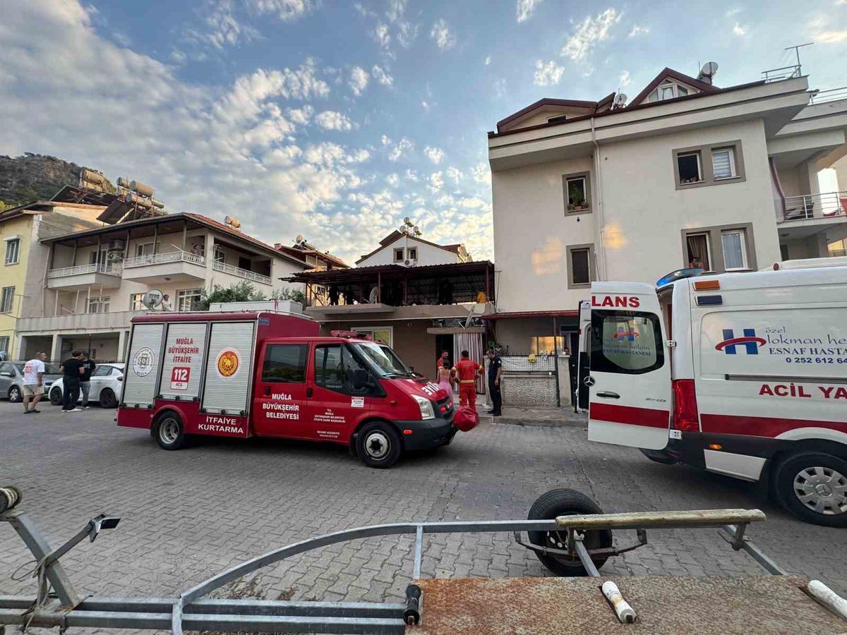 Fethiye'de asansör boşluğuna düşen kişi hayatını kaybetti