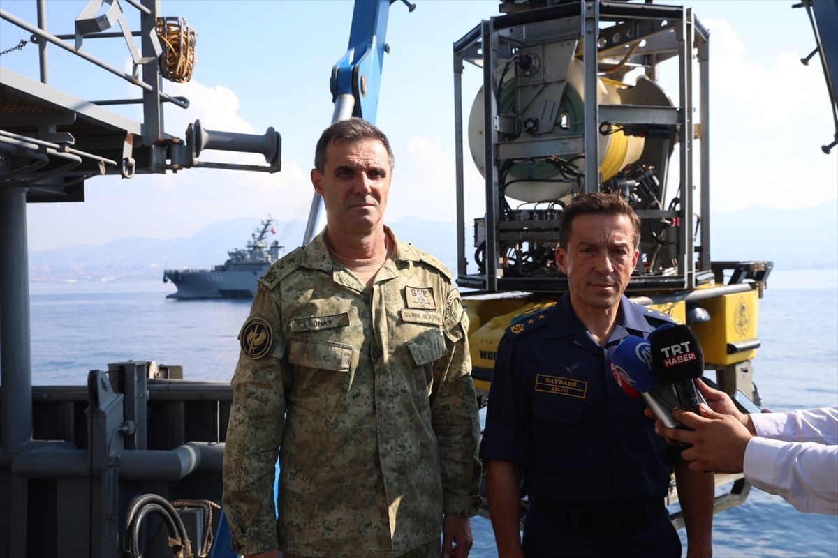 Girne'de Tarihi Derin Deniz Arama Kurtarma Operasyonu