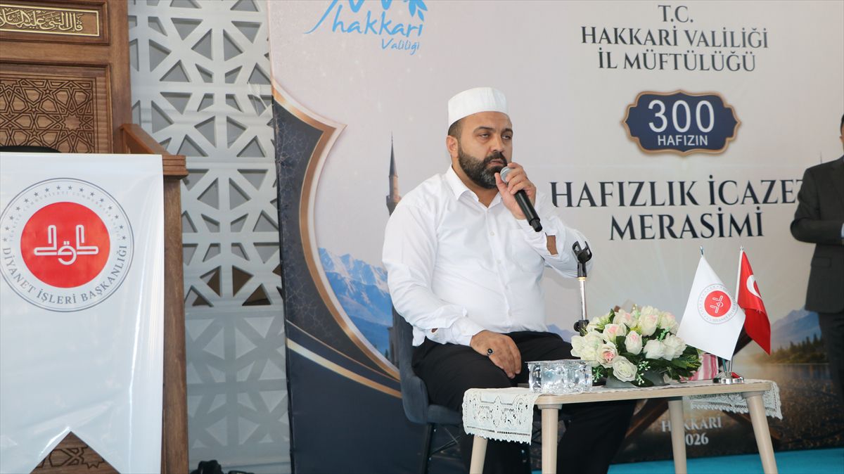 Hakkari'de 300 Hafız İçin İcazet Merasimi