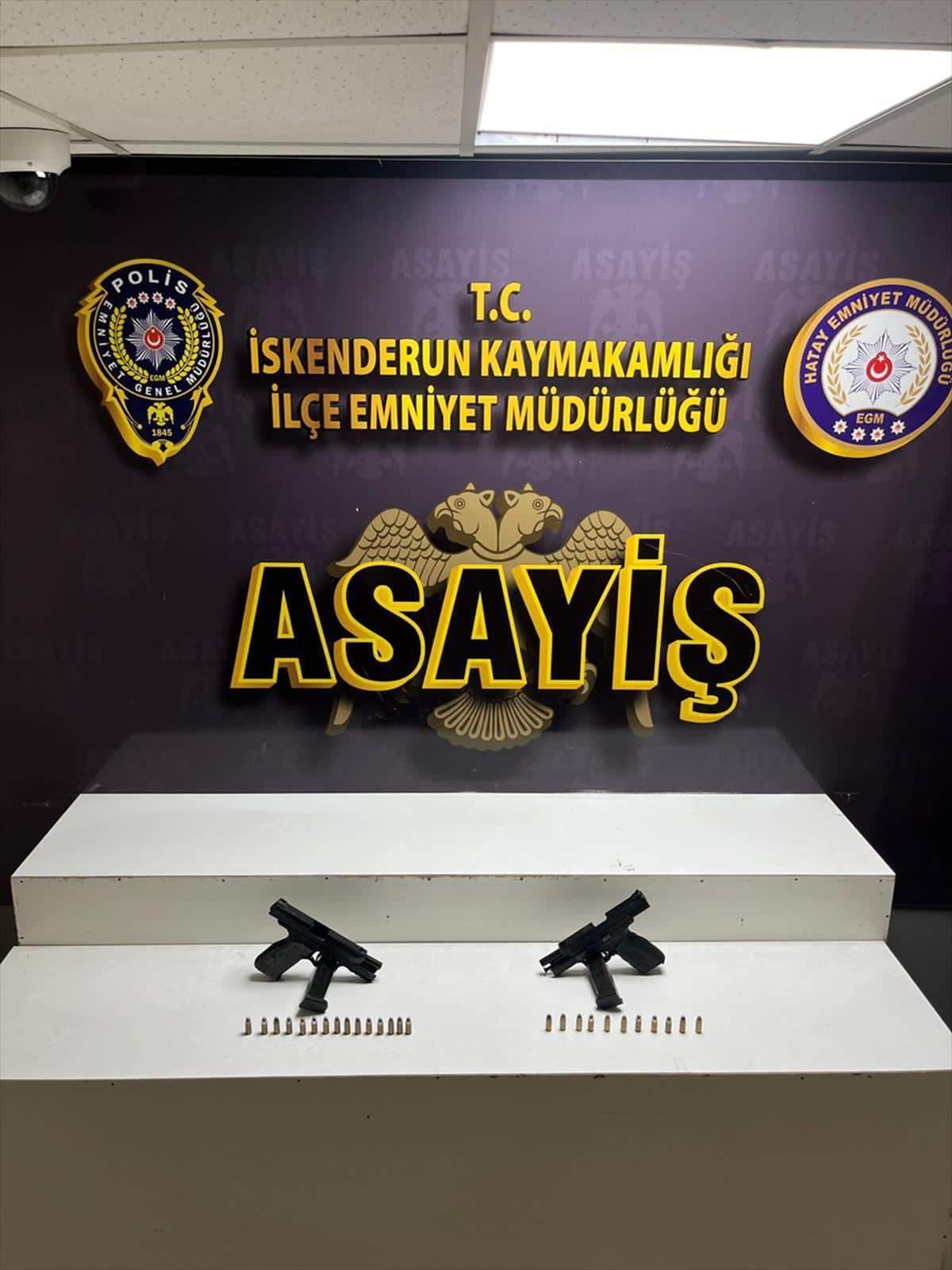 İskenderun'da silahla yaralama: 2 tutuklama