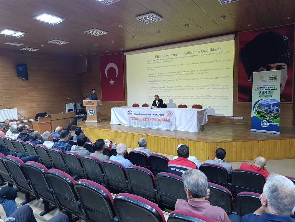 İspir ve Pazaryolu'nda Organik Atık Tesisi İçin Toplantı