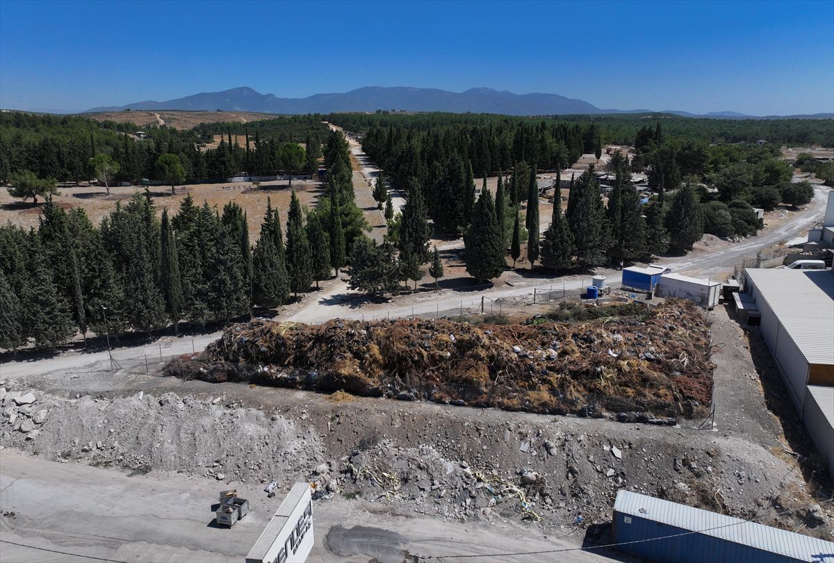 Gaziemir'de Bitki Atıkları Yangın Tehlikesi Oluşturuyor
