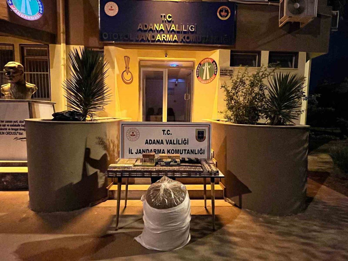 Adana'da Kaçak Tütün Operasyonu
