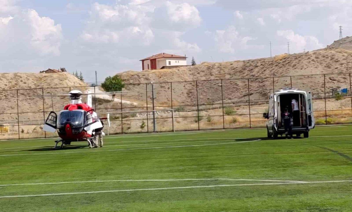 Kalp Krizi Geçiren Hasta Hava Ambulansıyla Nakledildi