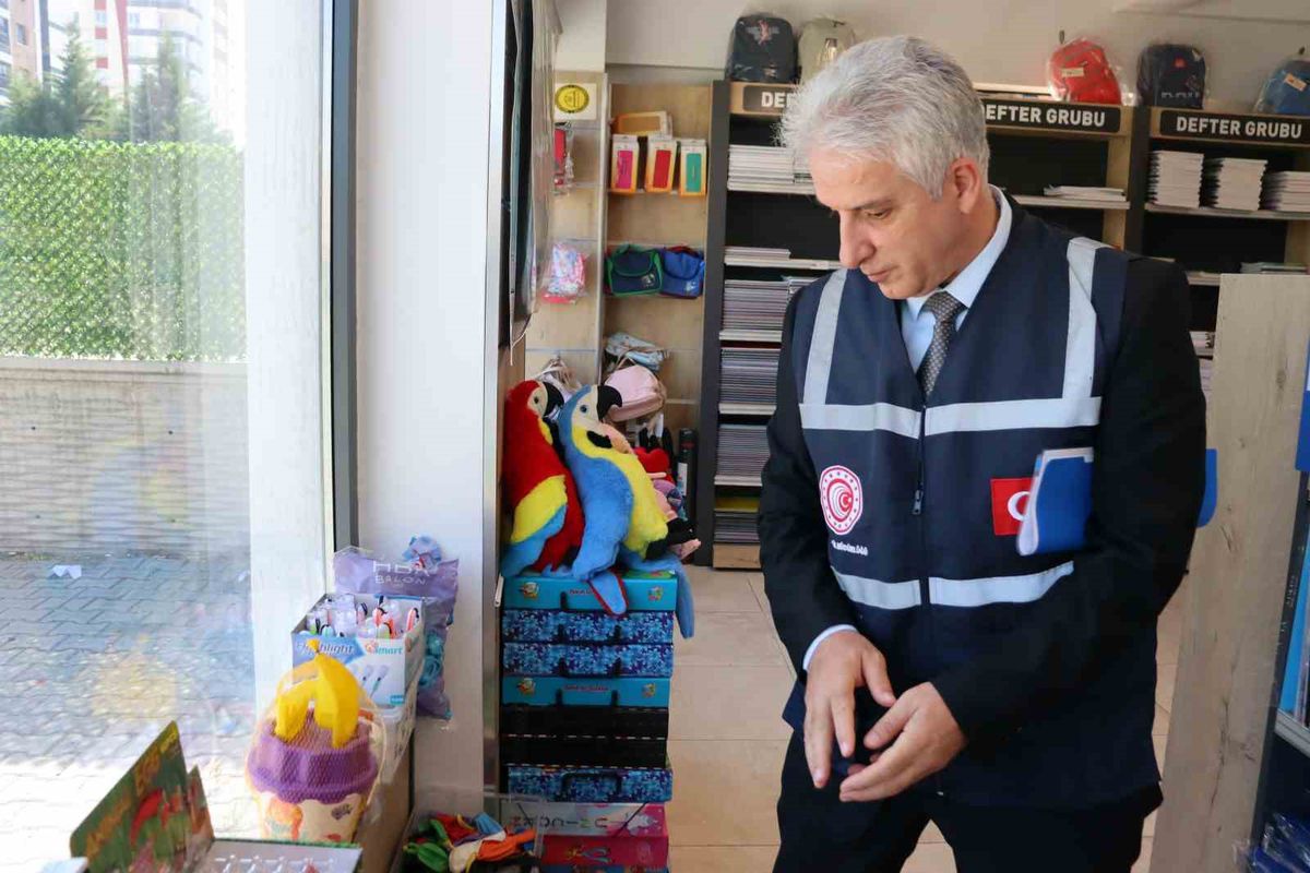 Kayseri'de kırtasiye denetimleri artırıldı