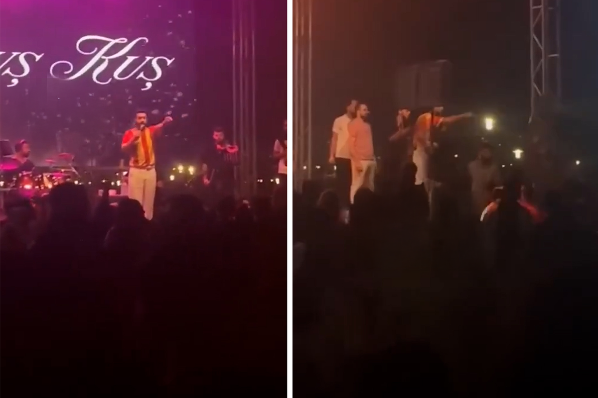 Konserde tansiyon yükseldi! Ünlü şarkıcı sahneyi terk edince arbede çıktı