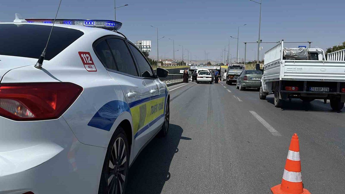 Konya'da Zincirleme Trafik Kazası: 1 Yaralı