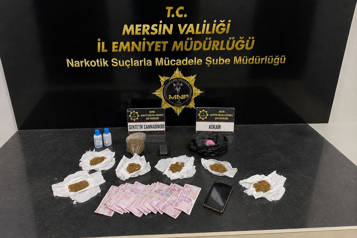 Mersin'de Uyuşturucu Operasyonu: 2 Tutuklama