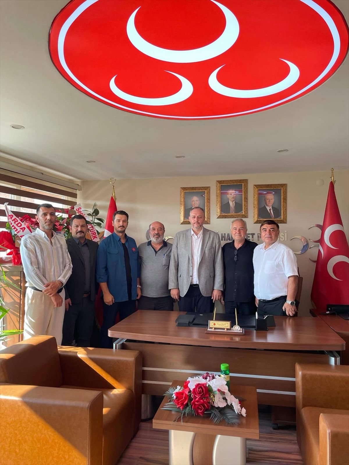 Sendikalardan MHP Edirne'ye hayırlı olsun ziyareti