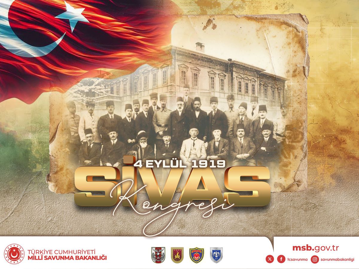 MSB, Sivas Kongresi'nin 107. yılını andı