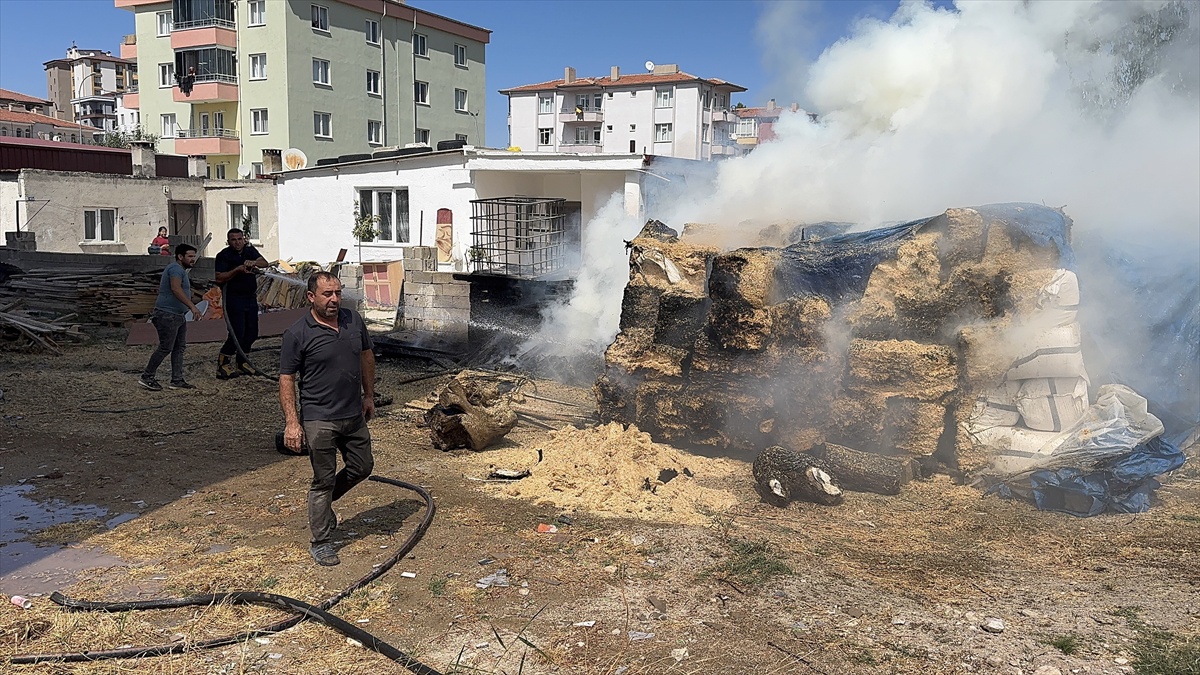 Niğde'de bahçe yangını korkuttu