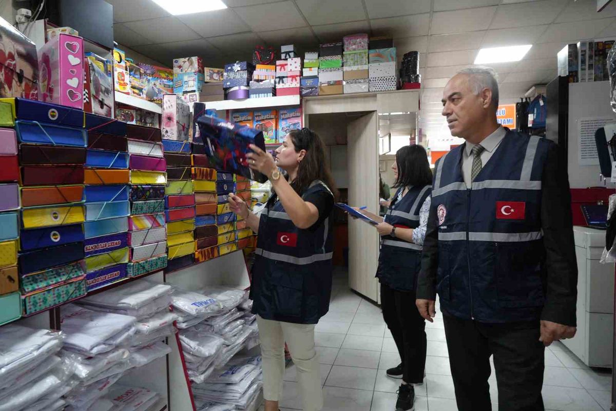 Erzurum'da Kırtasiye Denetimleri Sürüyor