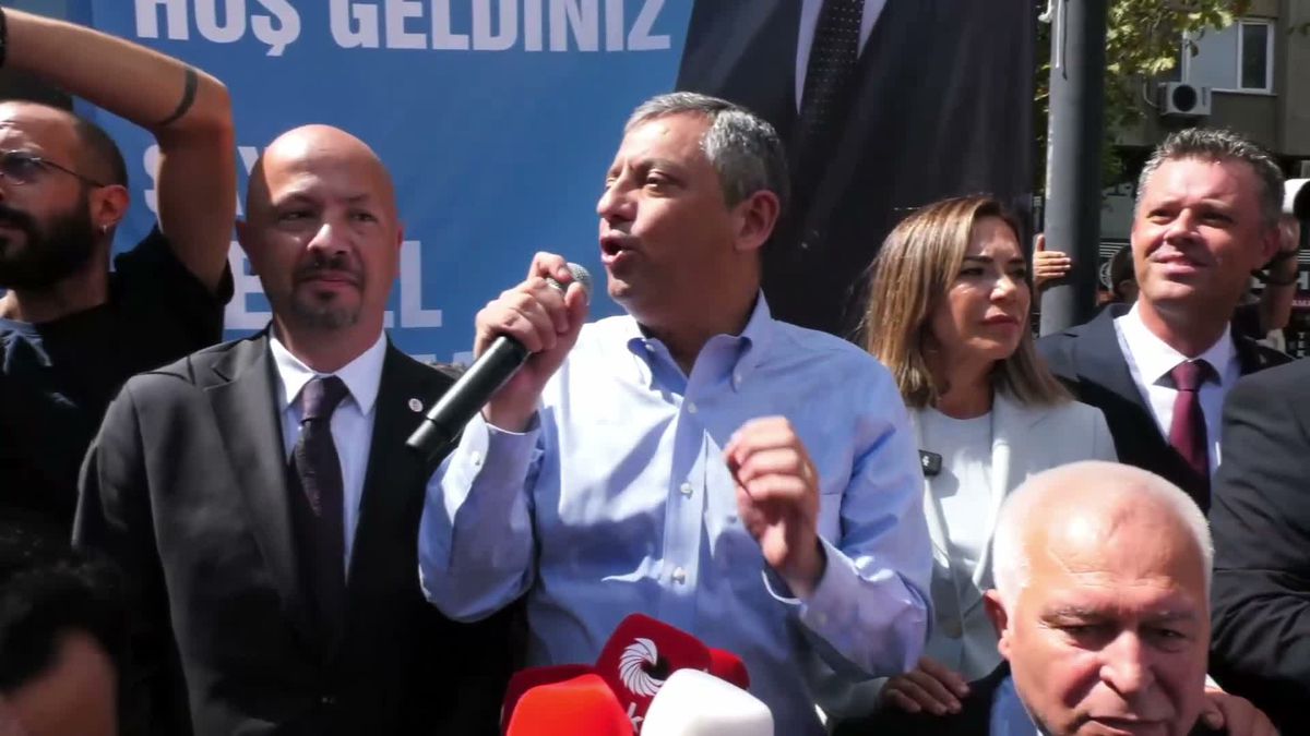 Özgür Özel Çorlu'da: YENİ Parti iktidara yürüyor
