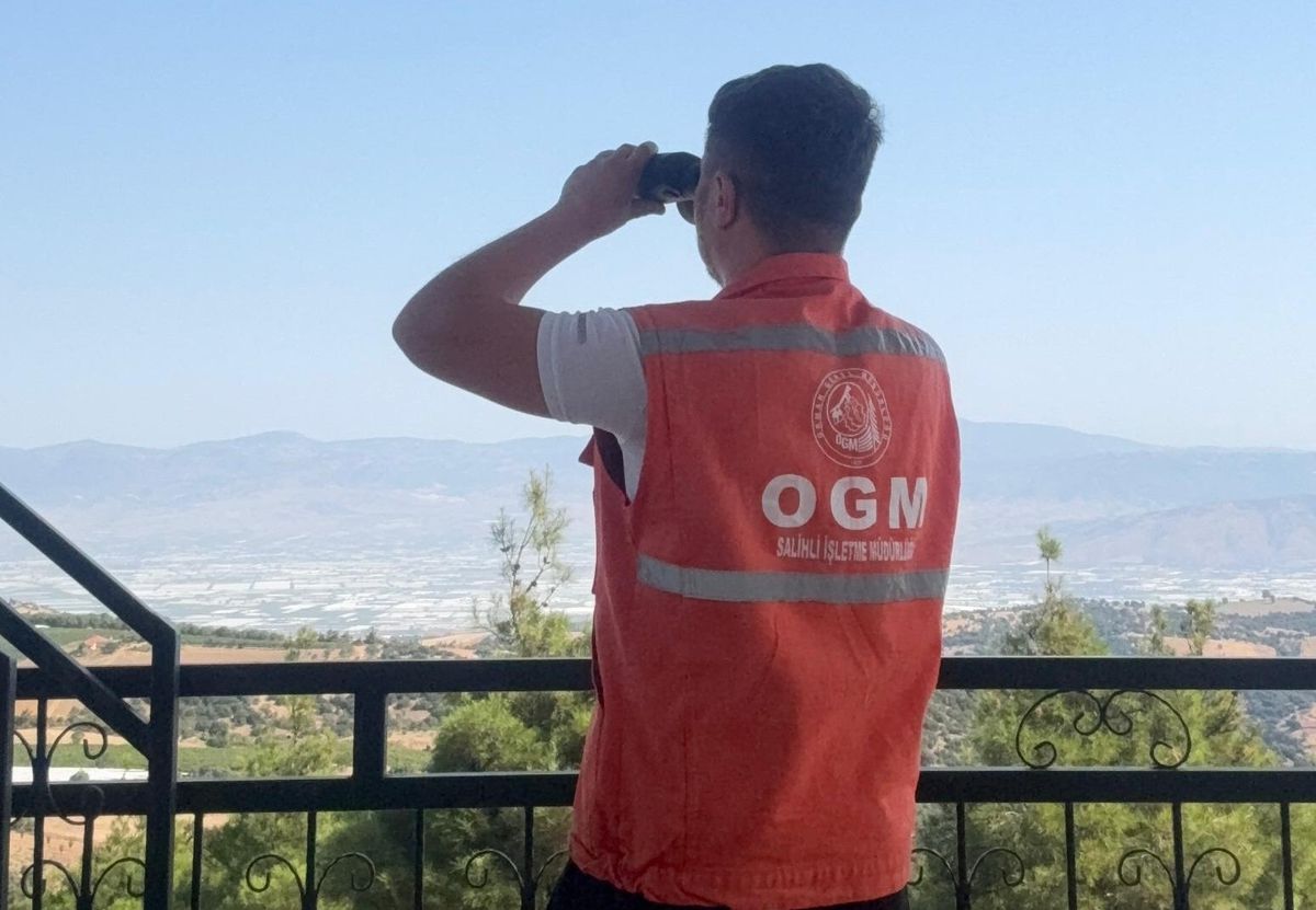 Sarıgöl'de Orman Yangınlarına Karşı 7/24 Gözetleme