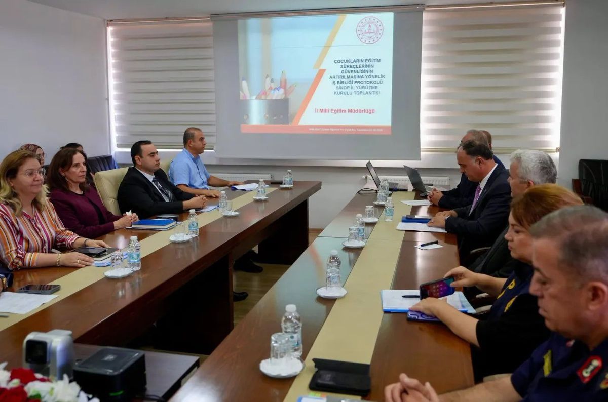 Sinop'ta 2026-2027 Eğitim Güvenliği Toplantısı Yapıldı