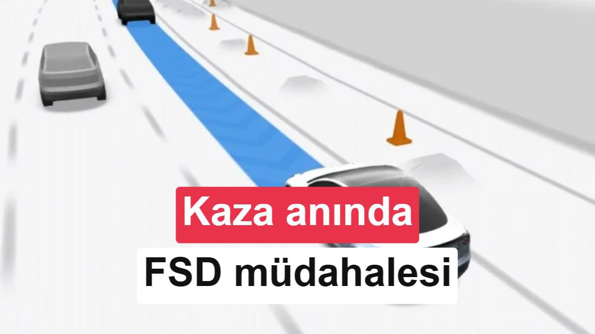 Tesla'nın Yeni Otomatik Çarpışma Önleme Sistemi: FSD Artık Manuel Sürüşte de Aktif