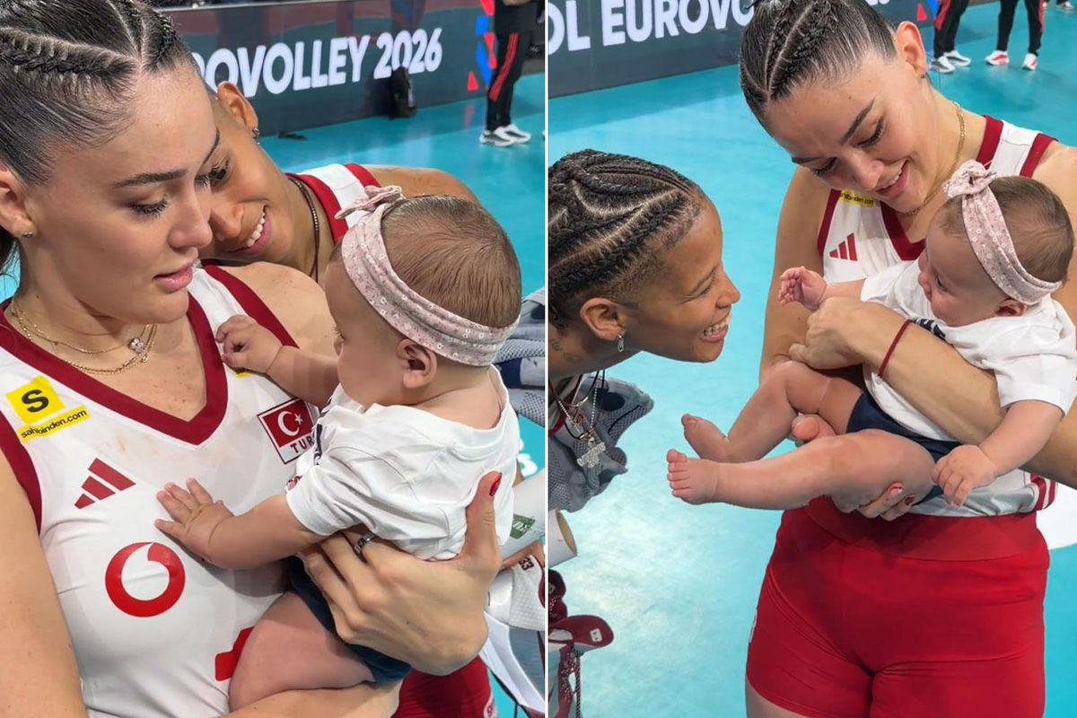 Zehra Güneş'in kucağındaki minik taraftarı görenler aynı yorumu yaptı
