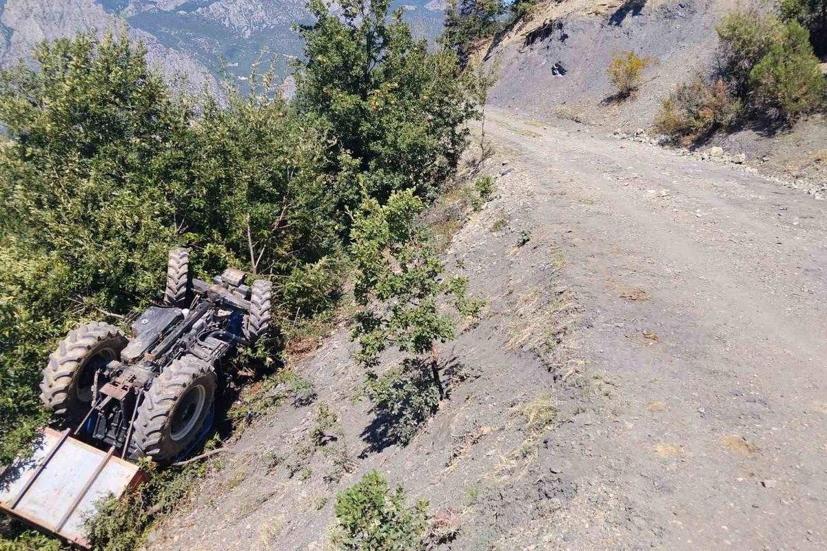 Amasya'da traktör kazası: 1 ölü, 3 yaralı