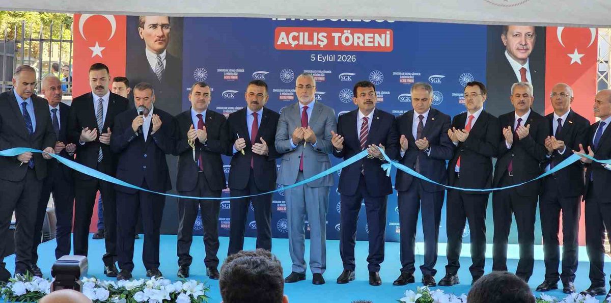 SGK Zonguldak'ta 122 milyonluk yeni hizmet binası açıldı