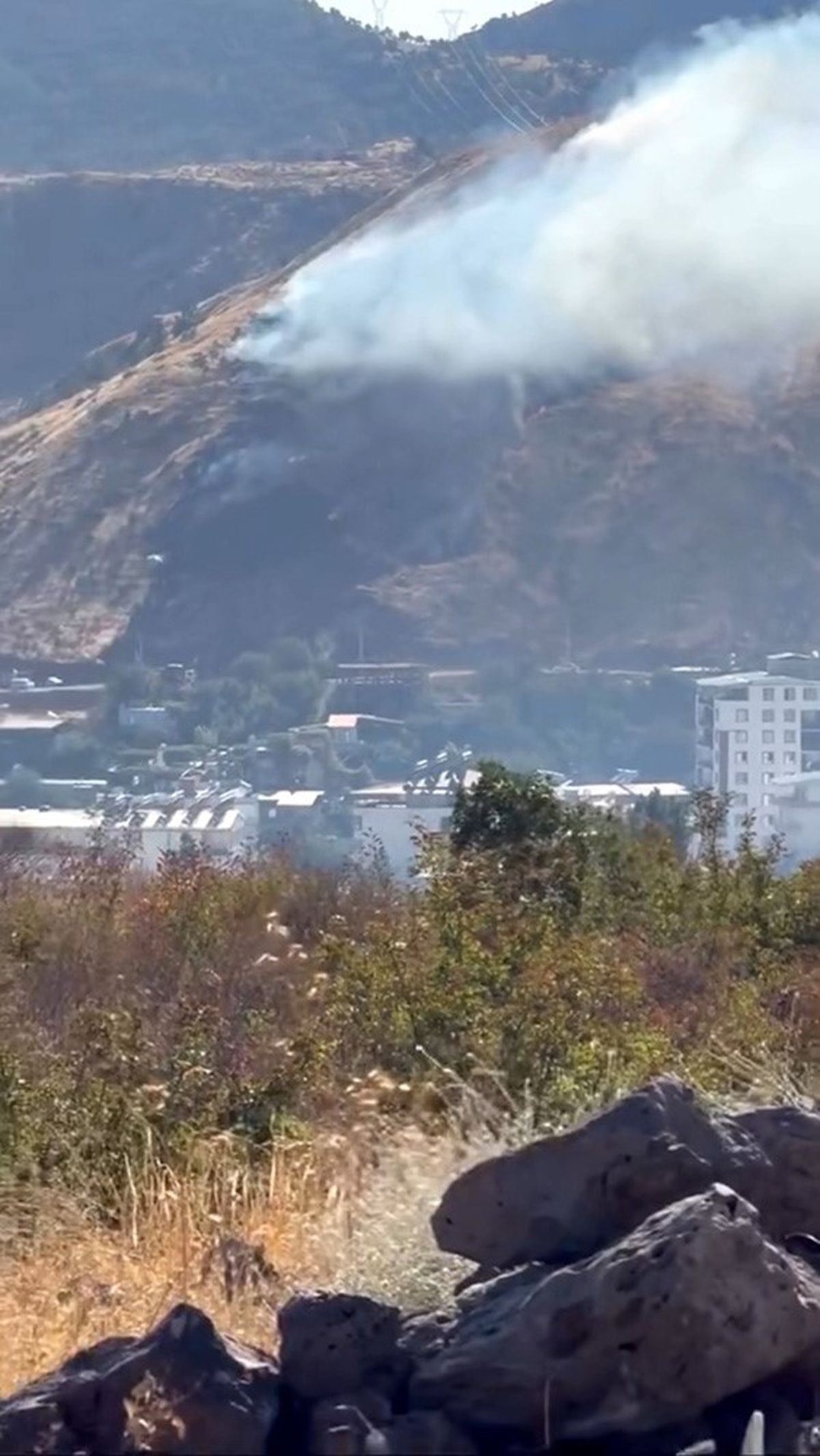 Siirt'in Baykan İlçesinde Orman Yangını Kontrol Altına Alındı