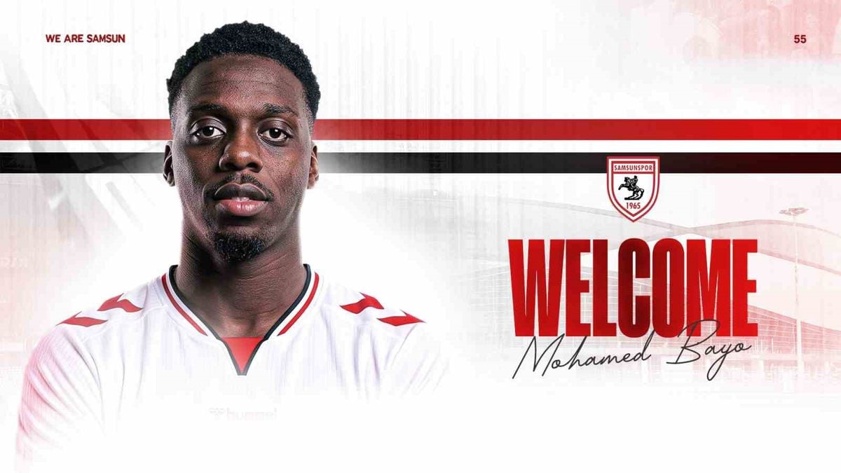 Samsunspor, Mohamed Bayo ile 4+1 yıllık sözleşme imzaladı