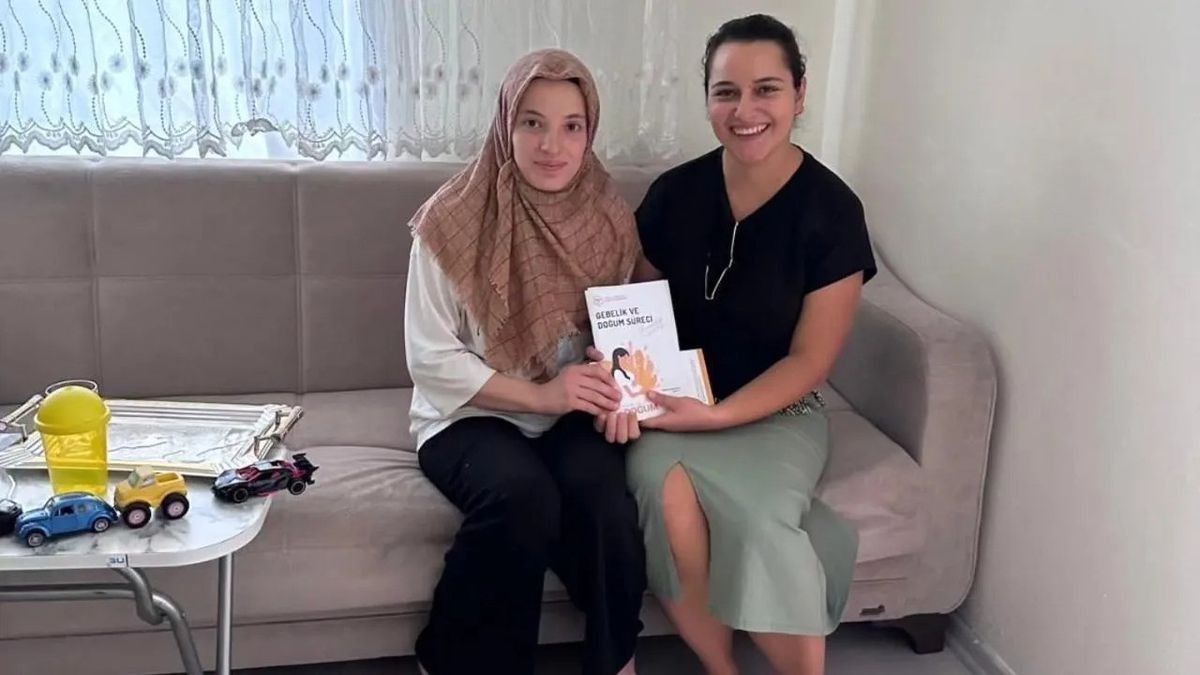 Sinop'un Boyabat İlçesinde Gebe Anne Adaylarına Ev Ziyareti