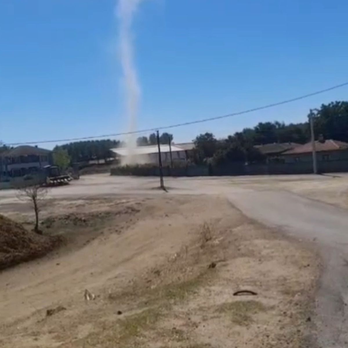 Edirne’de hortum paniği