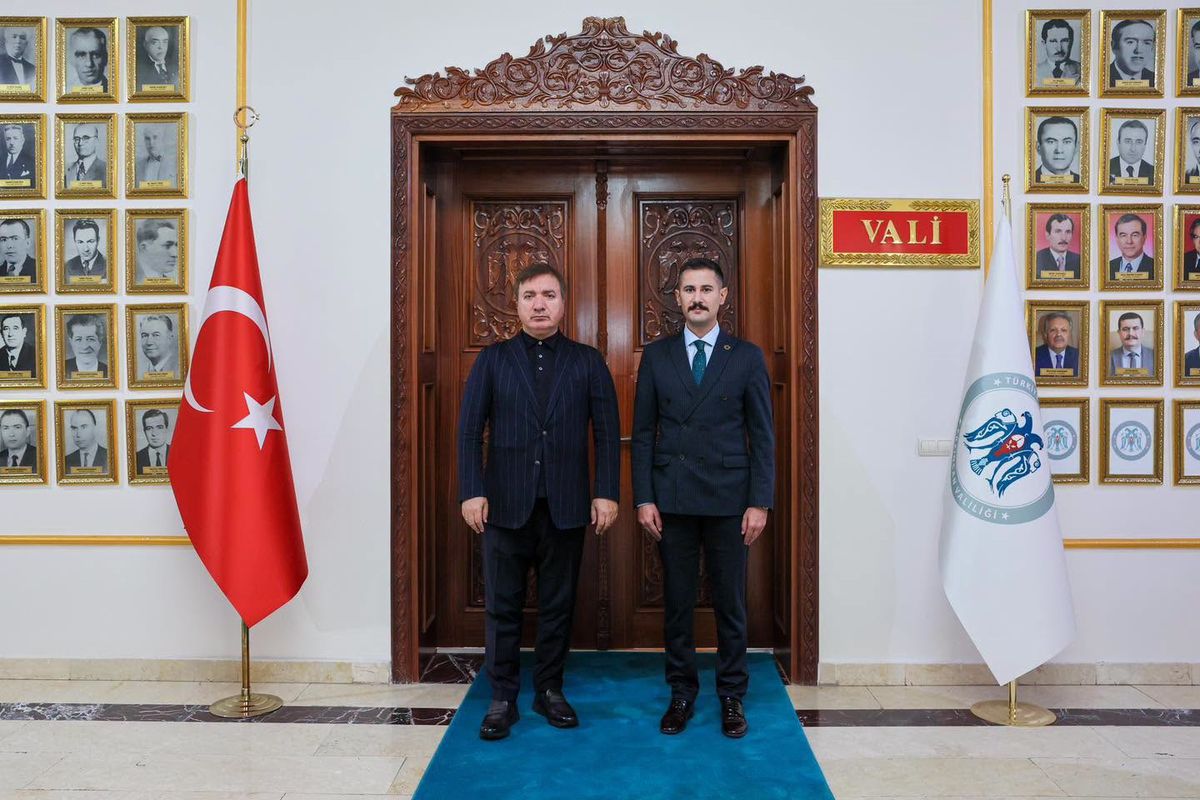 Erzincan Valisi Aydoğdu, yeni göç idaresi müdürünü kabul etti