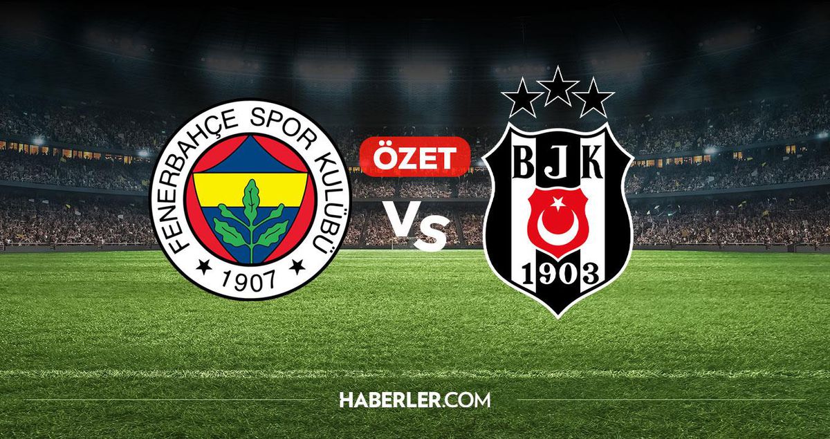 Fenerbahçe Beşiktaş maç özeti ve golleri! (ÖZET) Fenerbahçe Beşiktaş kaç kaç bitti, golleri kim attı?