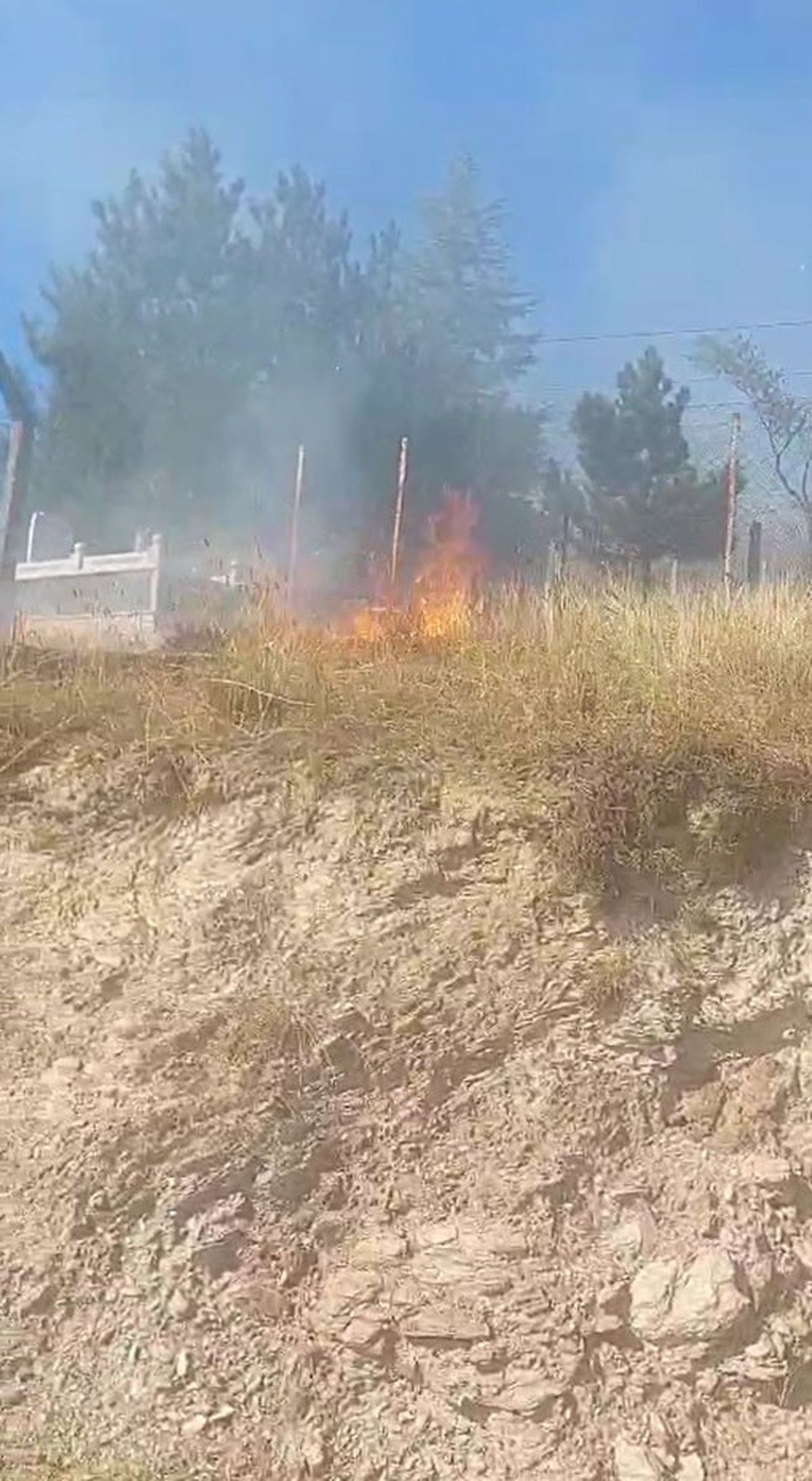 Kastamonu'da Mezarlık Yangını: Bazı Mezarlar Zarar Gördü