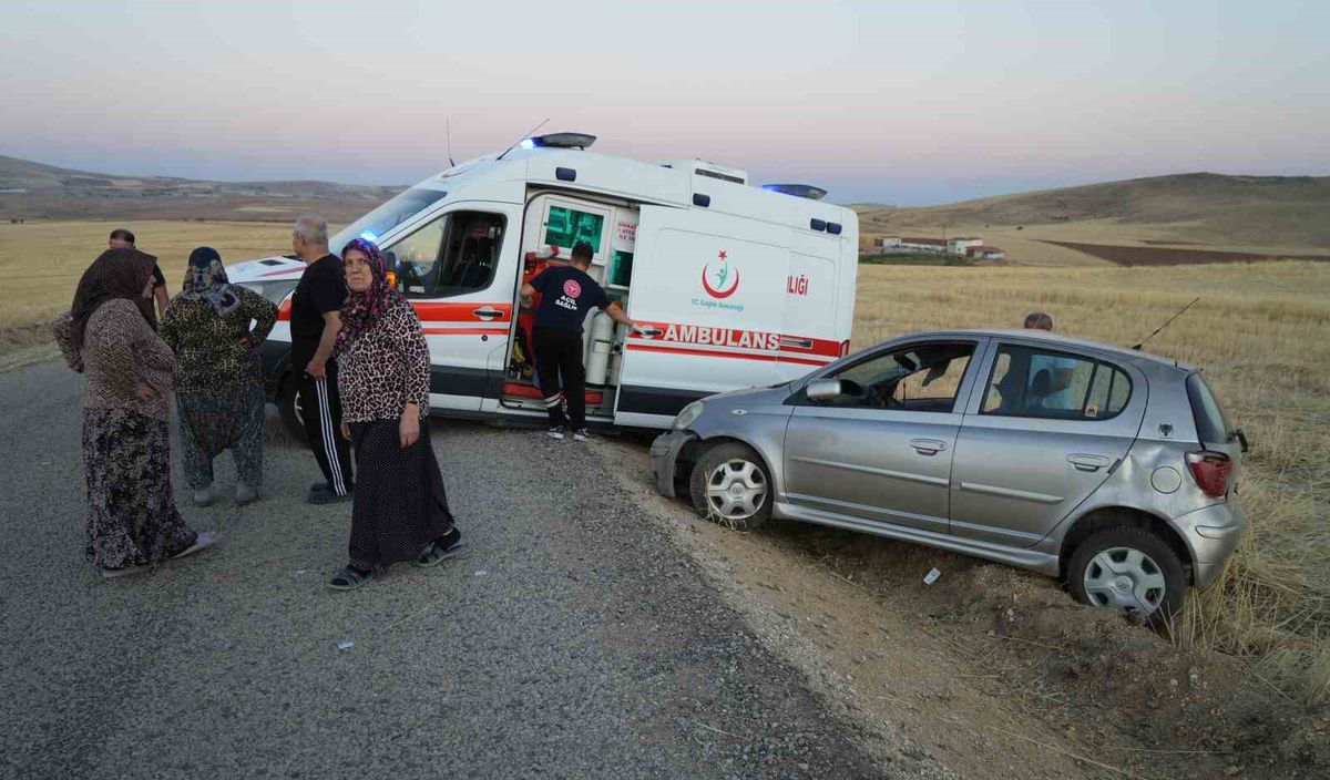 Keskin'de takla atan otomobilde 4 yaralı