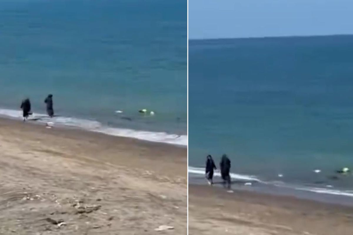 Plajda utandıran görüntü! 'Polisi arıyorum' dese de umursamadılar